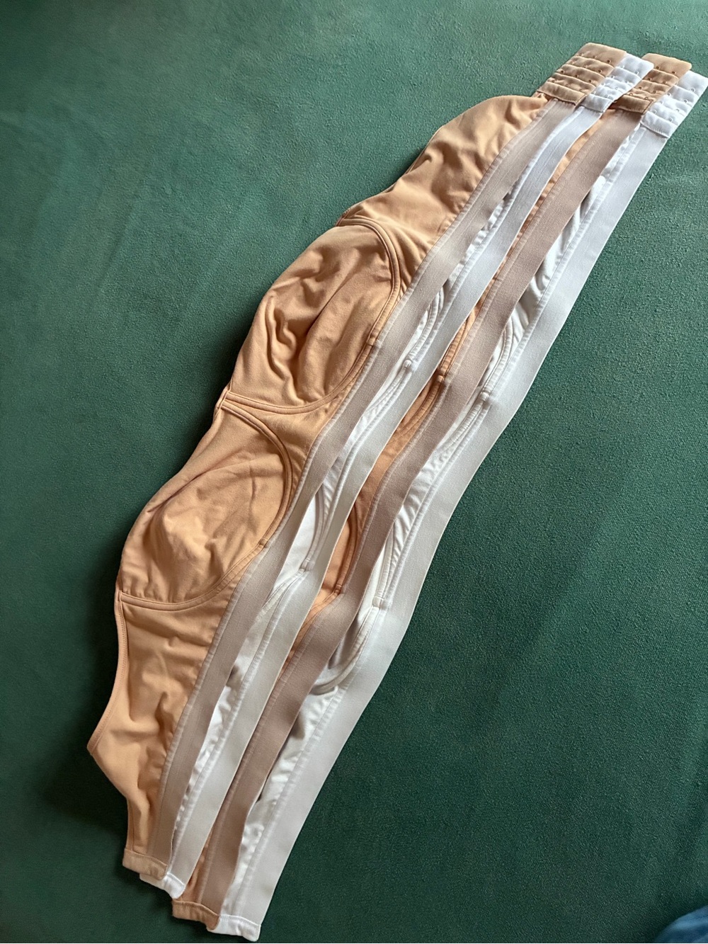 Jockey bras unlined cotton no-wire Forever Fit full coverage white tan lot of 4 - Picture 3 of 12